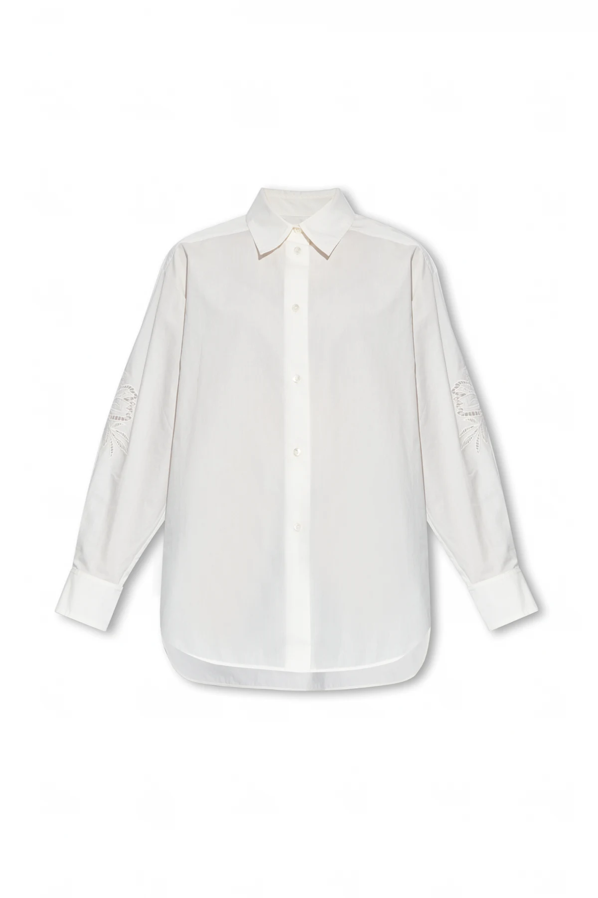 Hemd mit Ajour-Abschluss