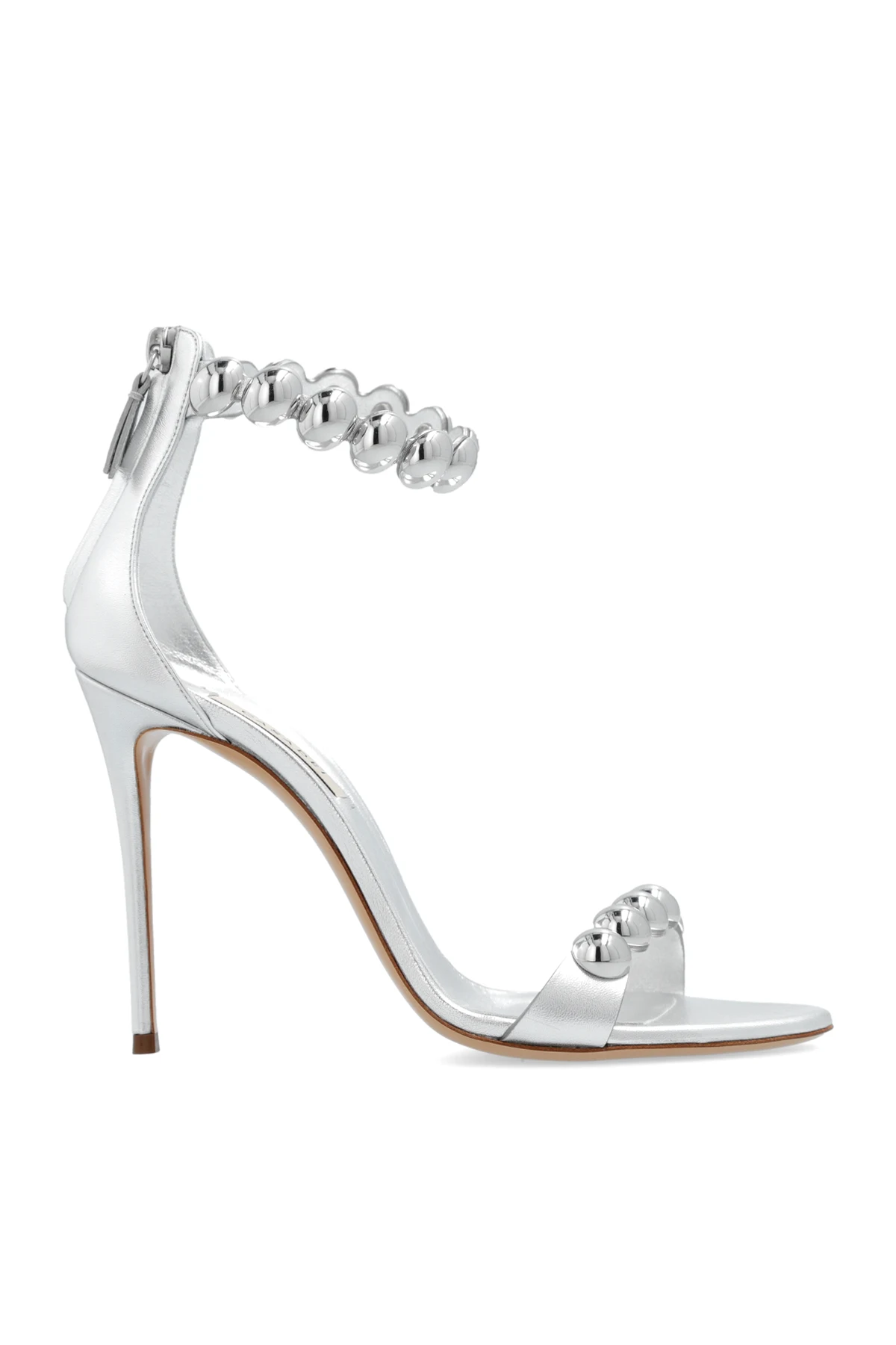 SILVER High Heels Sandals 'Tropicana Julia'