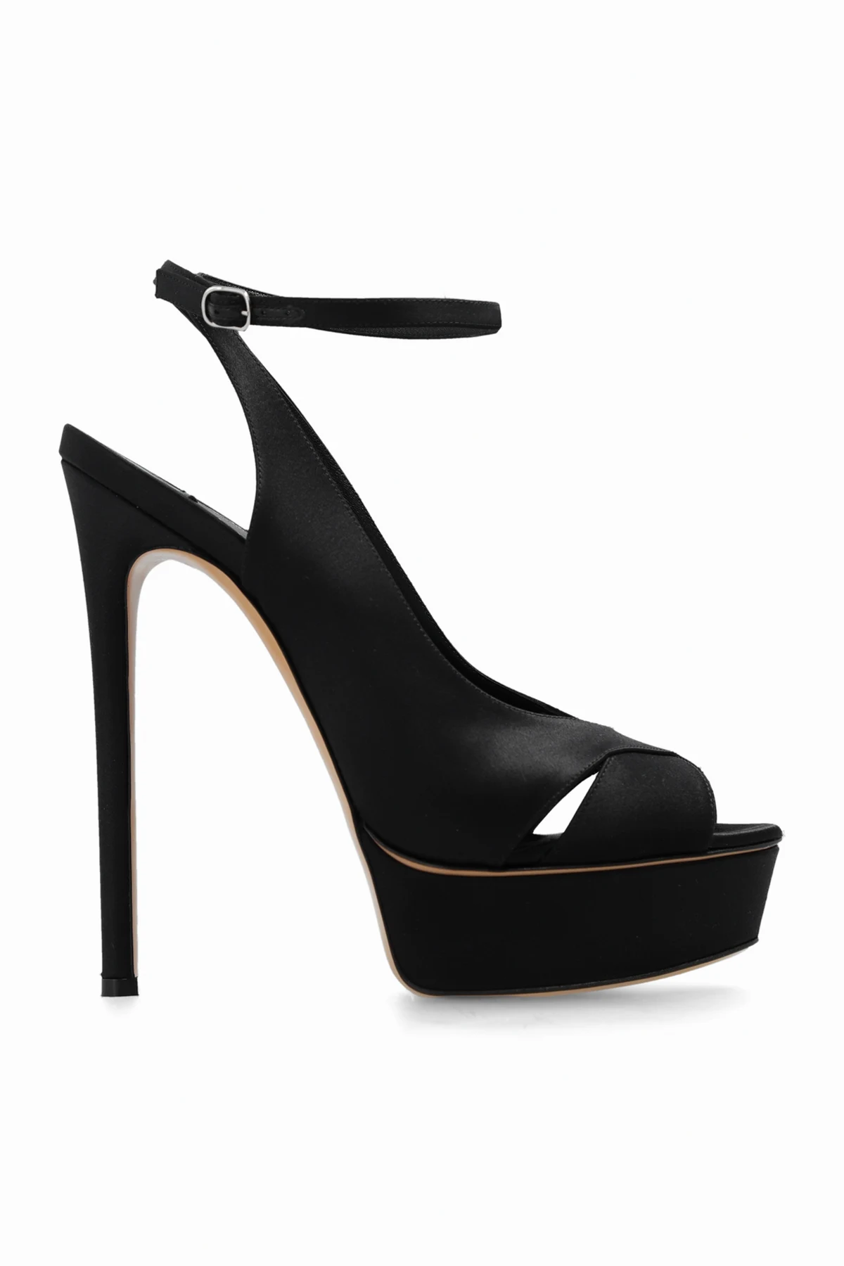 ‘Flora Jolly’ satin platform sandals