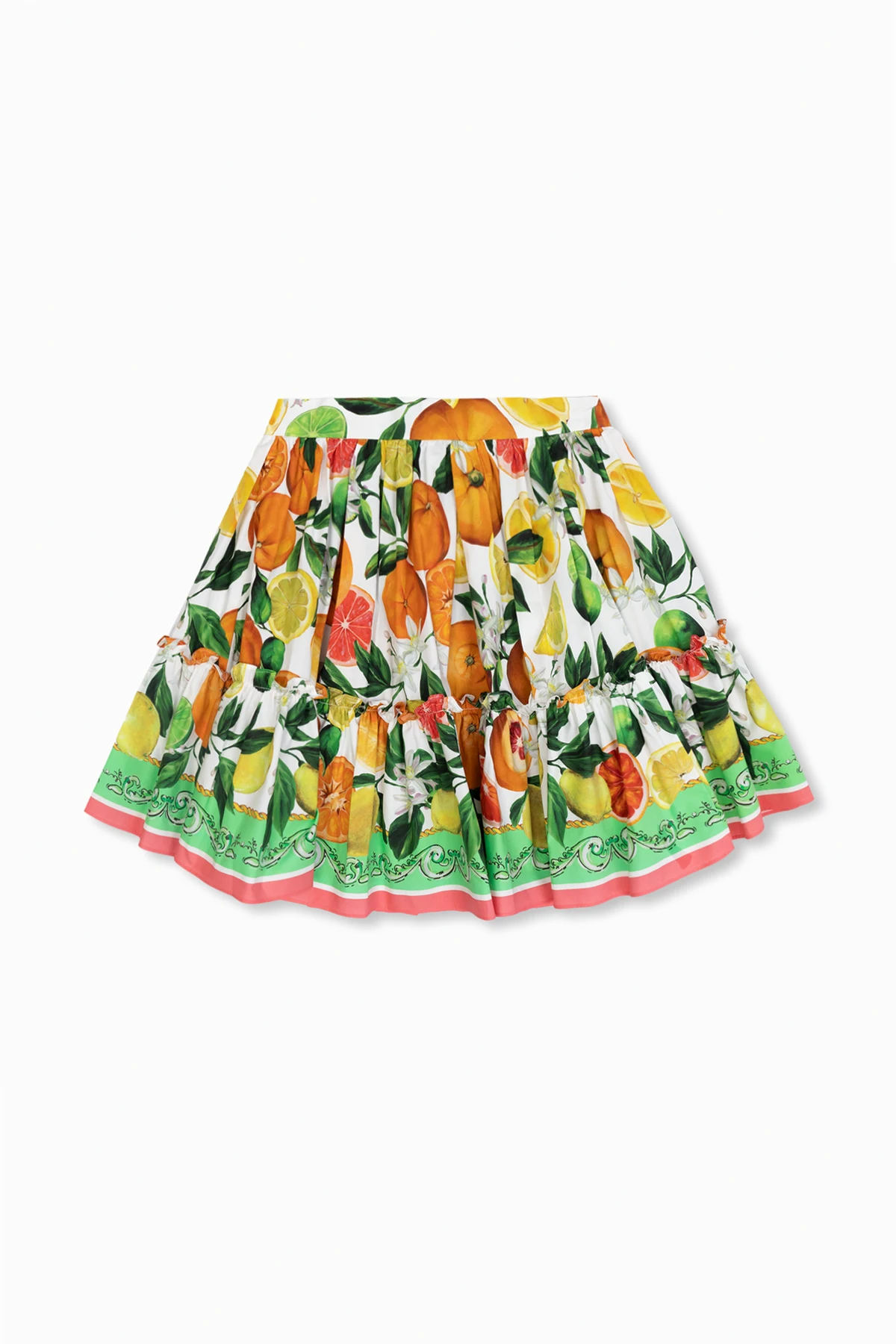 Spódnica z motywem cytrusów