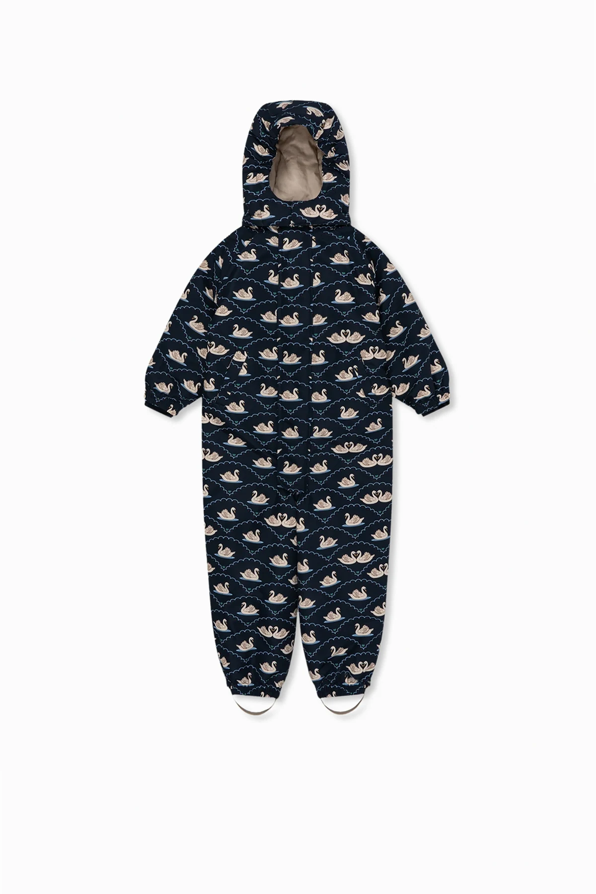 NAVY BLUE Animal motif jumpsuit