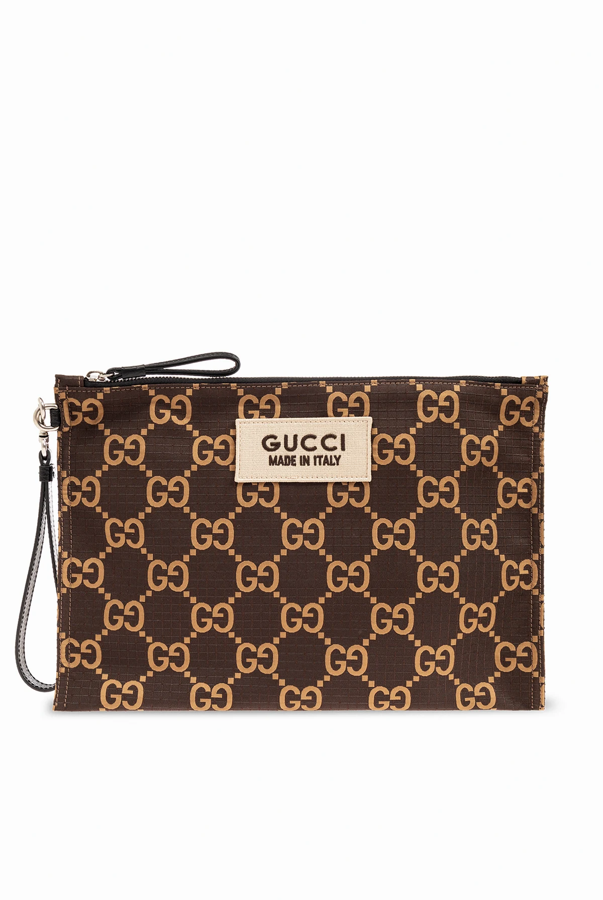 BROWN Monogrammed handbag