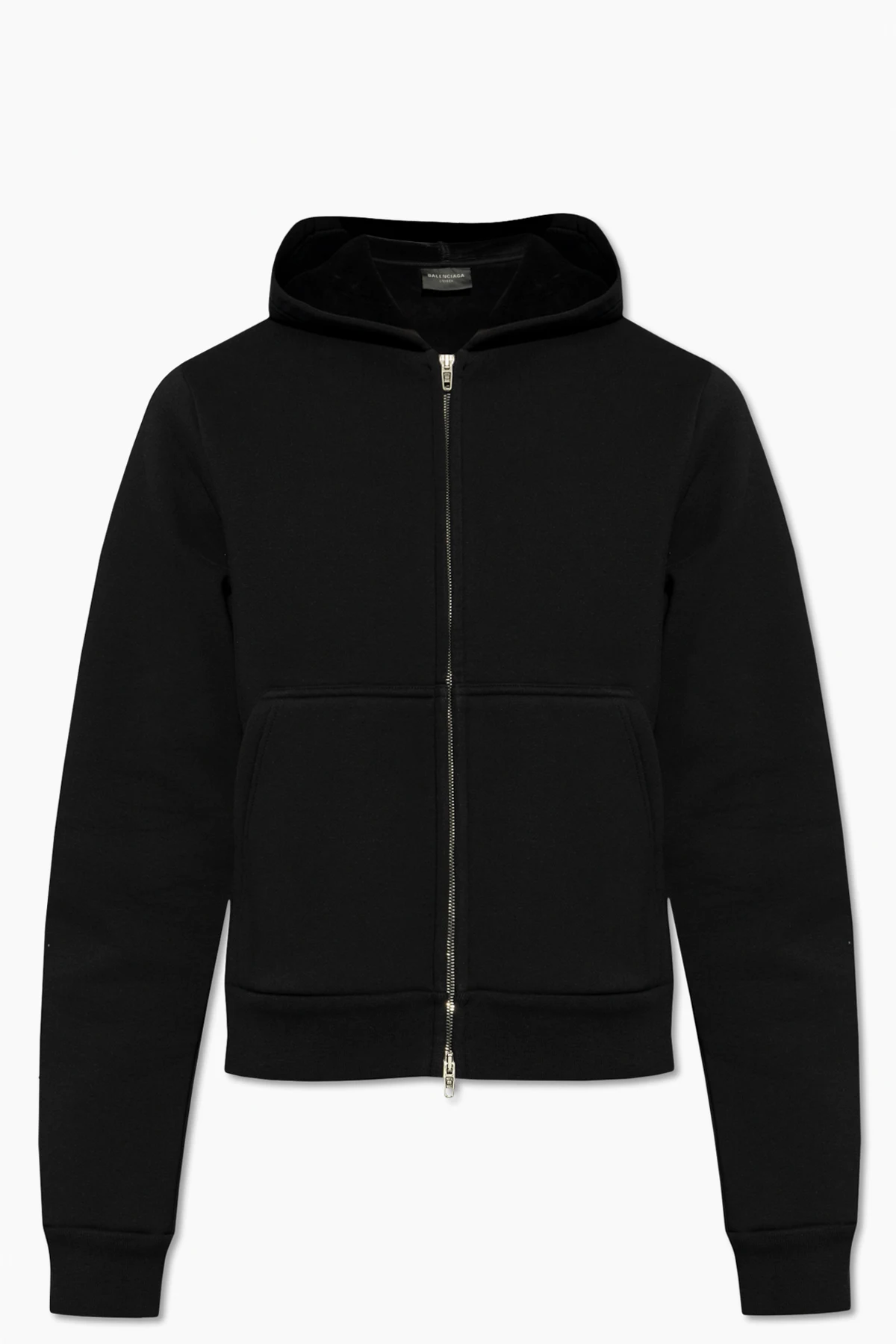 BLACK Cropped hoodie
