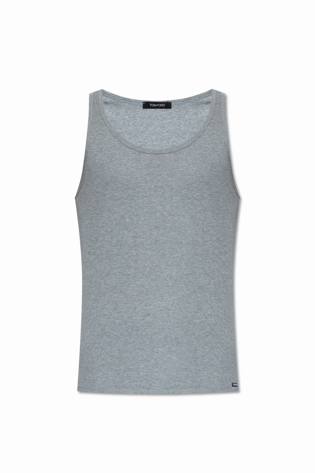 SZARY T-shirt bez rękawów