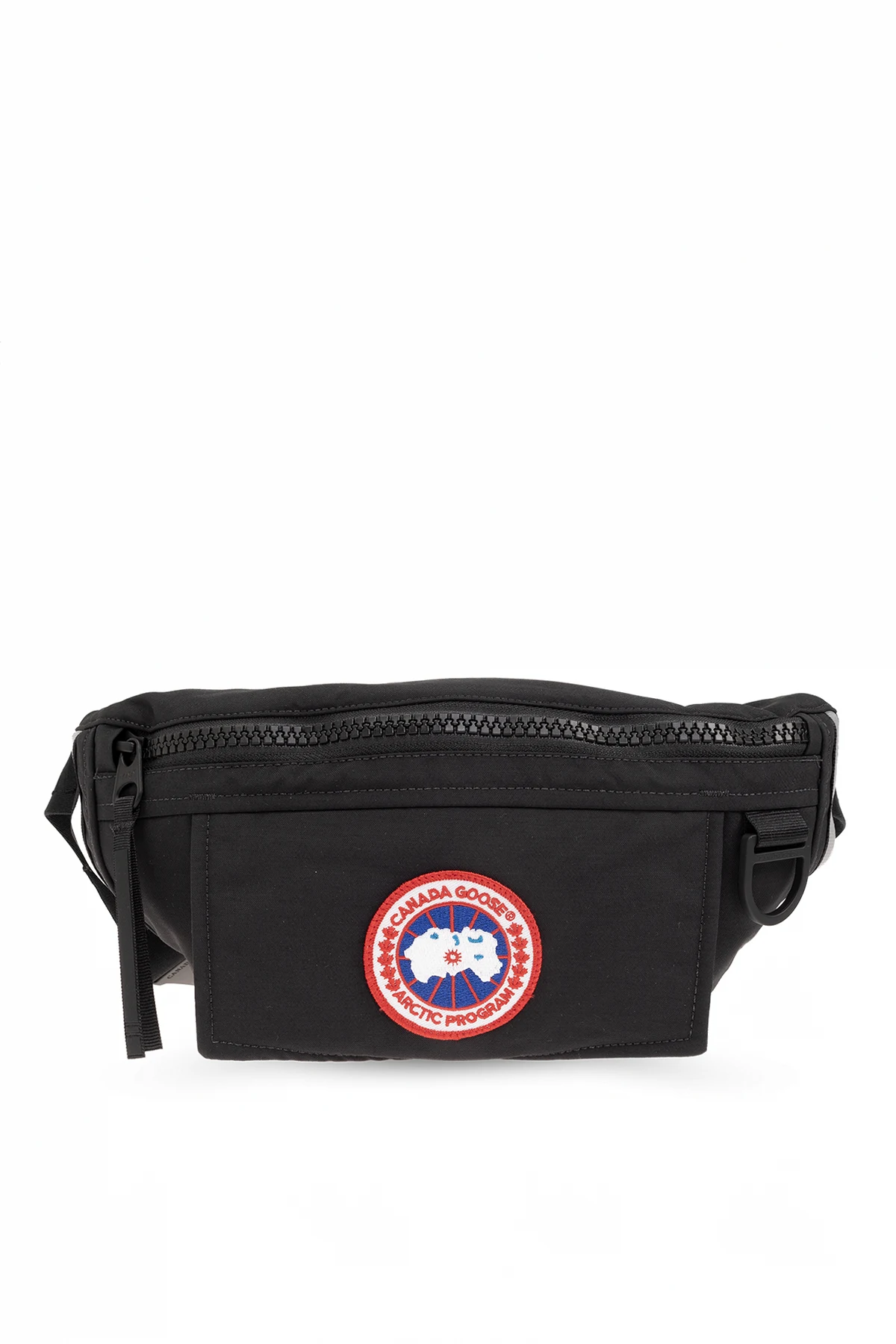 BLACK Belt bag with logo