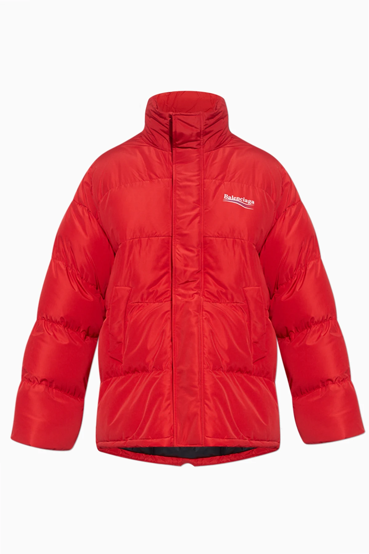 RED Oversize quilted jacket