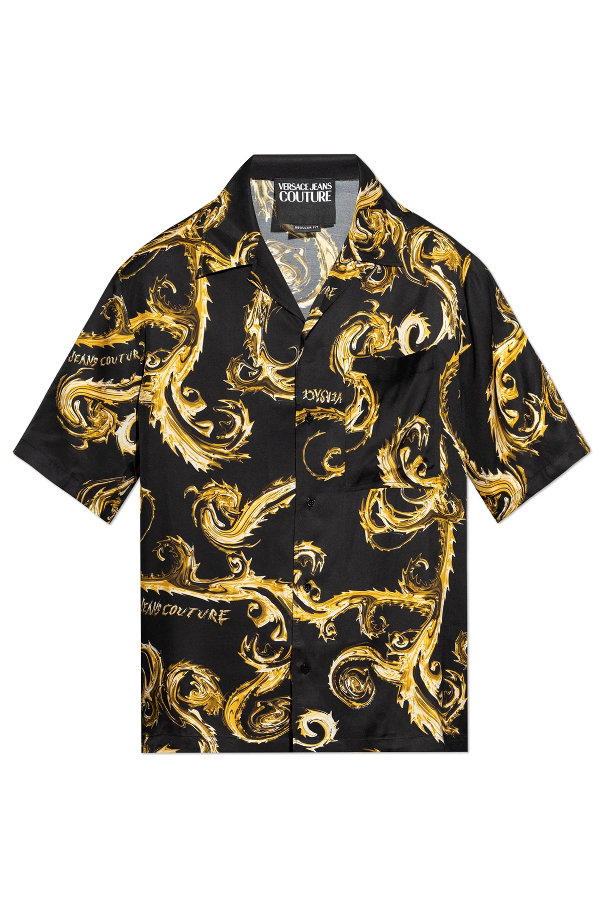 BLACK Versace Jeans Couture Printed Shirt