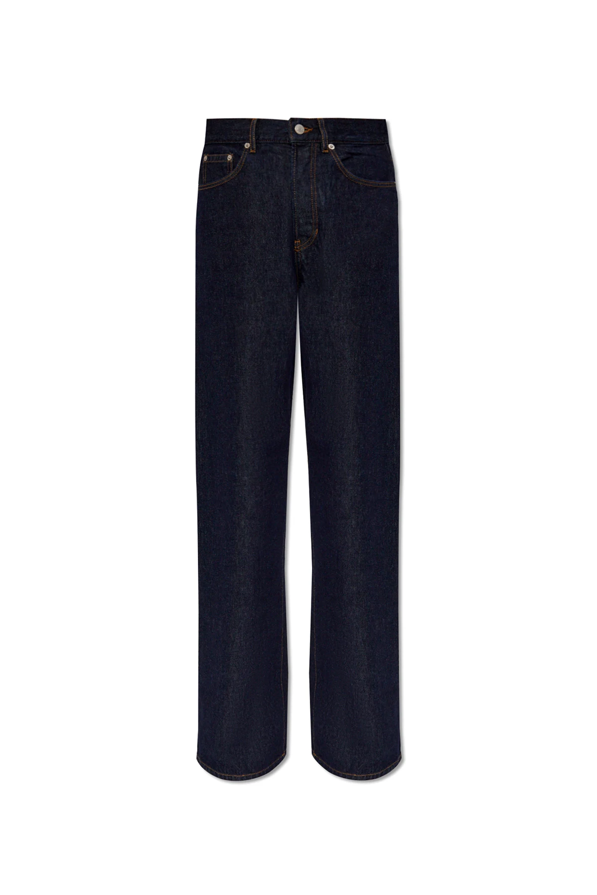 High-rise jeans with wide legs
