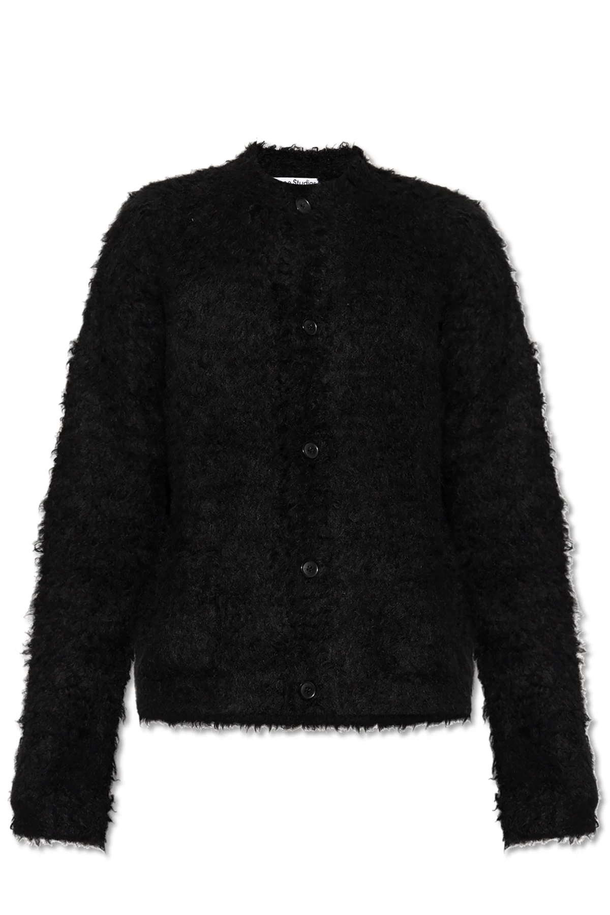 BLACK Wool Cardigan