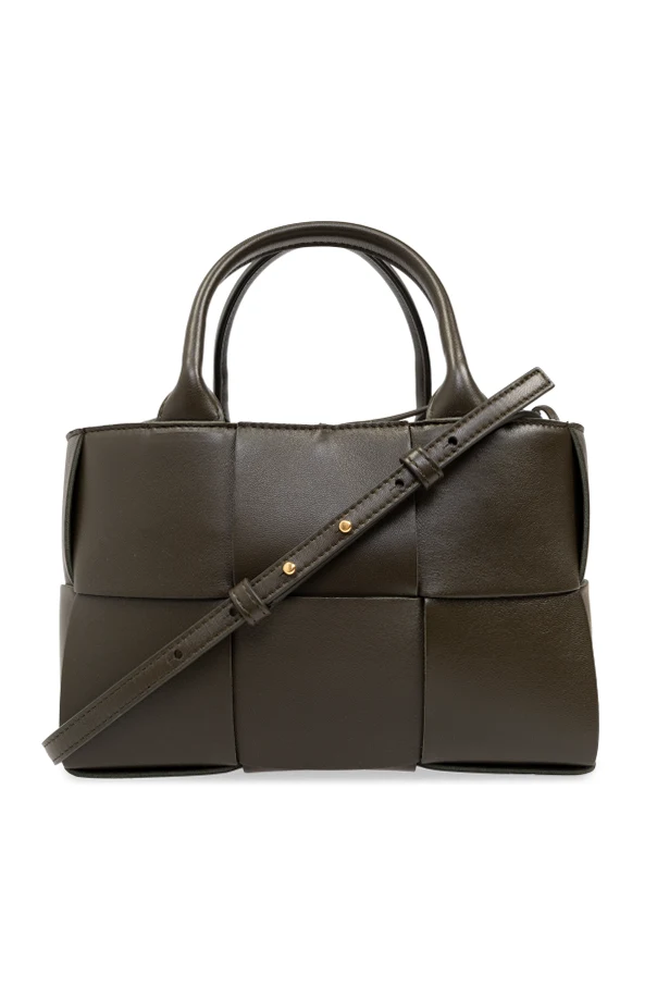BRAUN Bottega Veneta `Arco Small` Shopper-Tasche