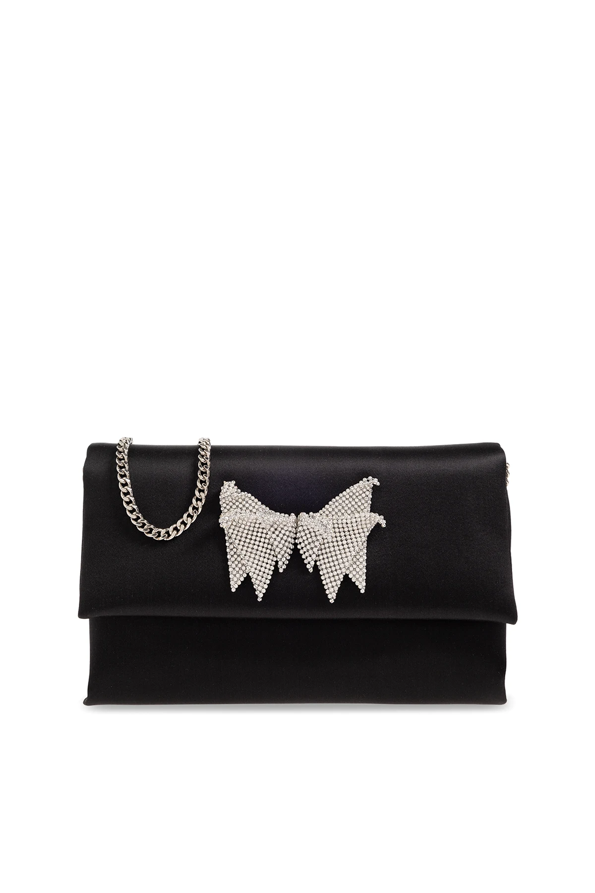 Satin shoulder bag