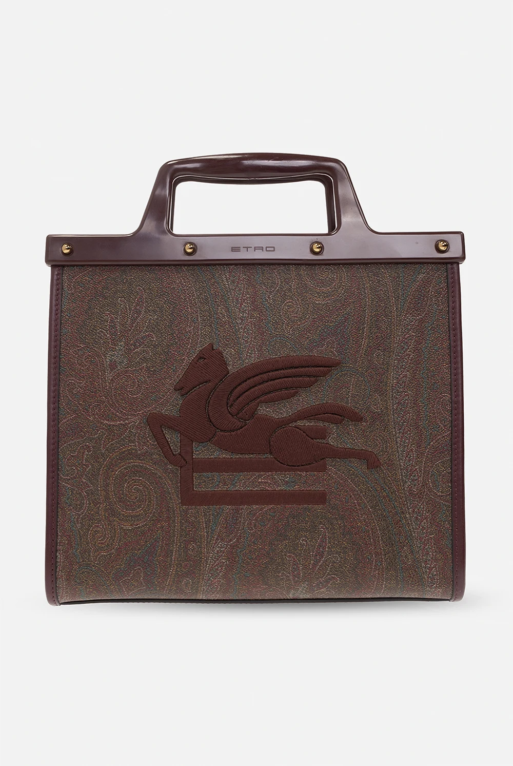 Jacquard shoulder bag