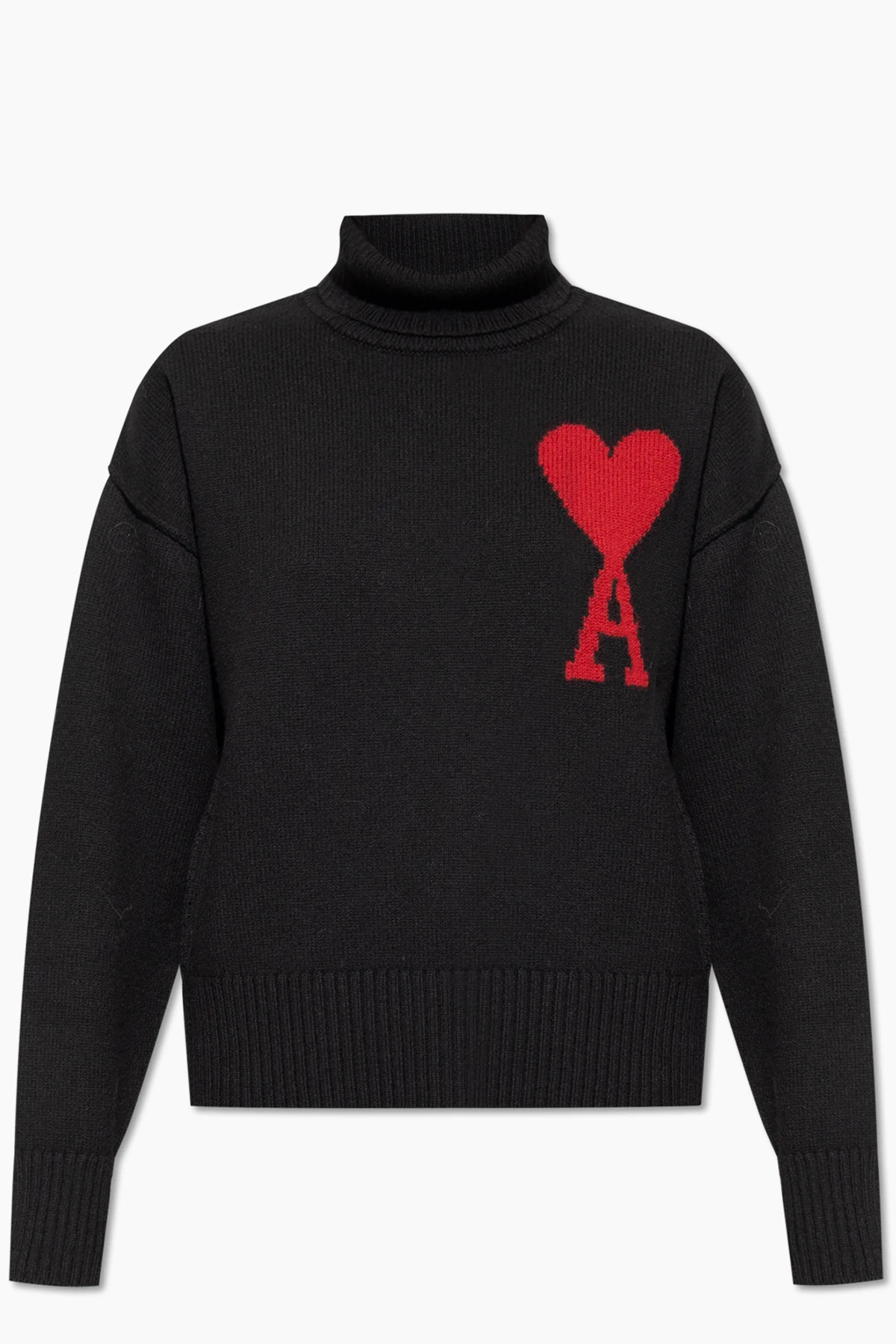 Wool turtleneck sweater