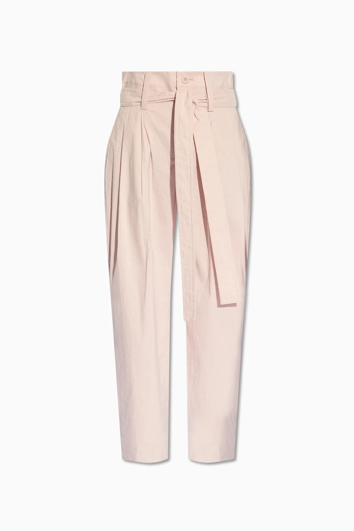 High-waisted trousers