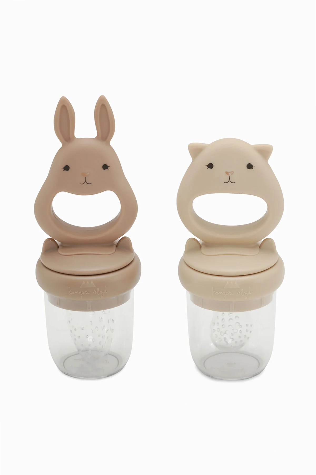 beige Silicone fruit pacifier