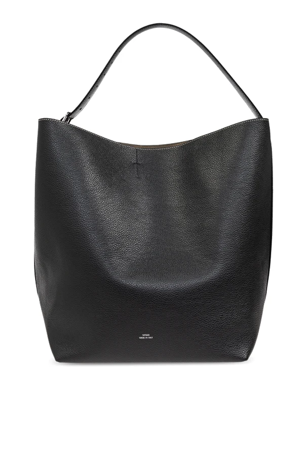 CZARNY Torba `Belted` typu `shopper`