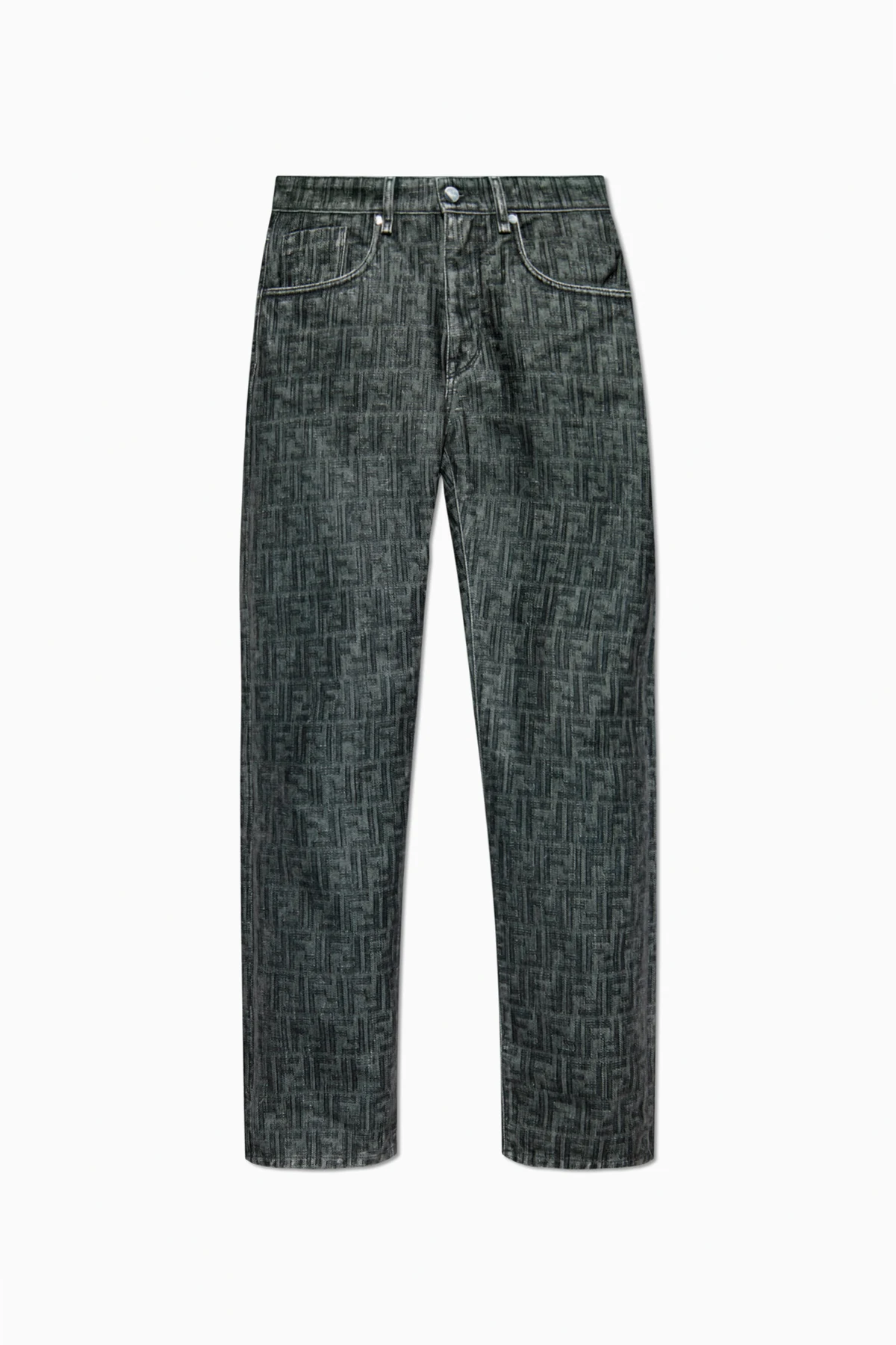 Jeans mit Monogramm