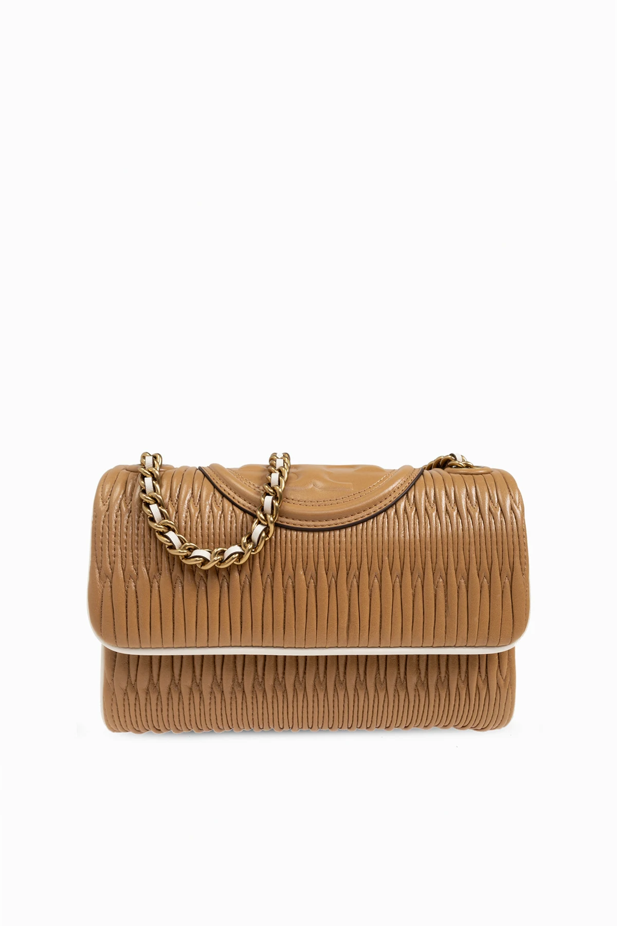 beige Shoulder Bag ‘Fleming Soft’