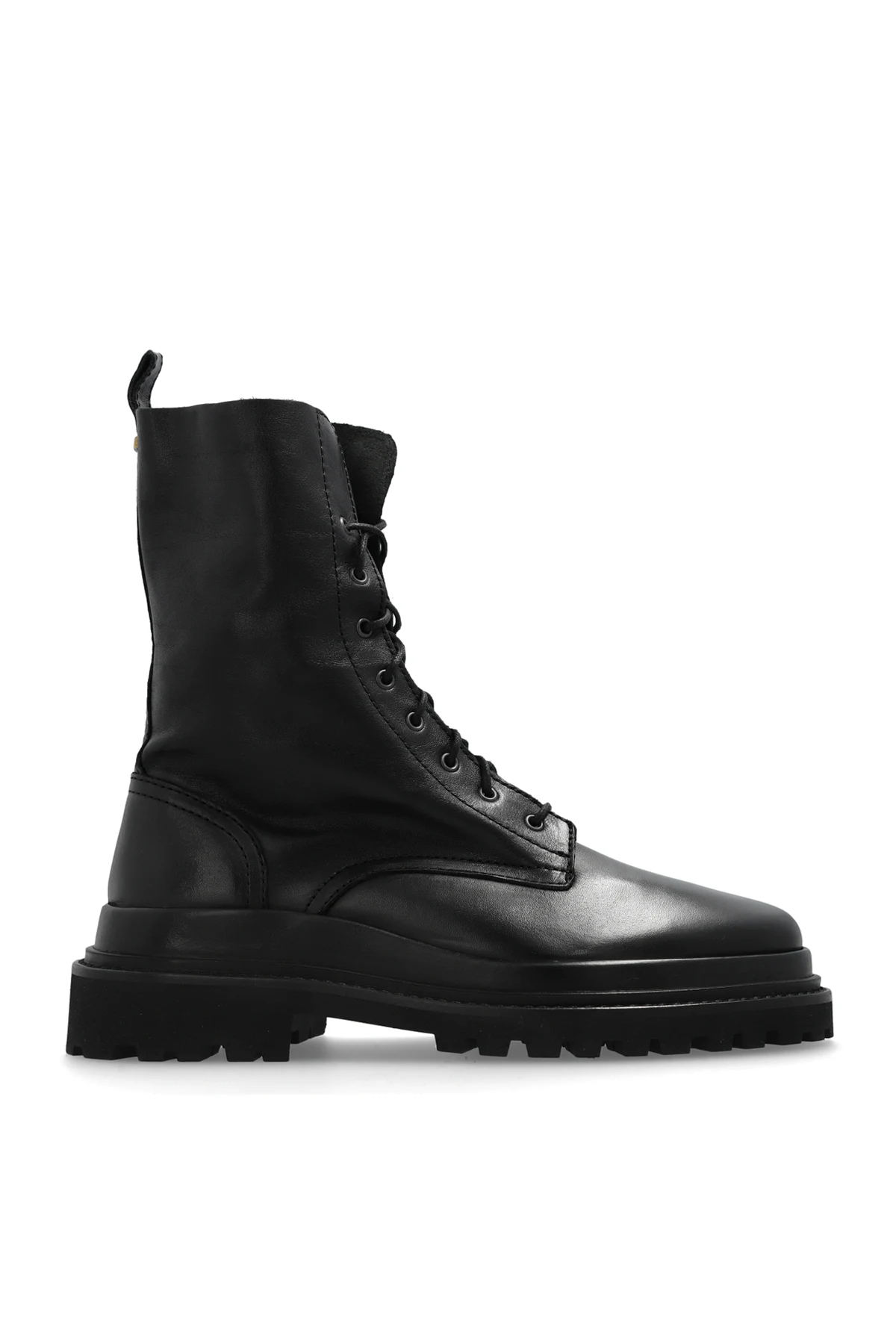 ‘Ghiso’ leather combat boots