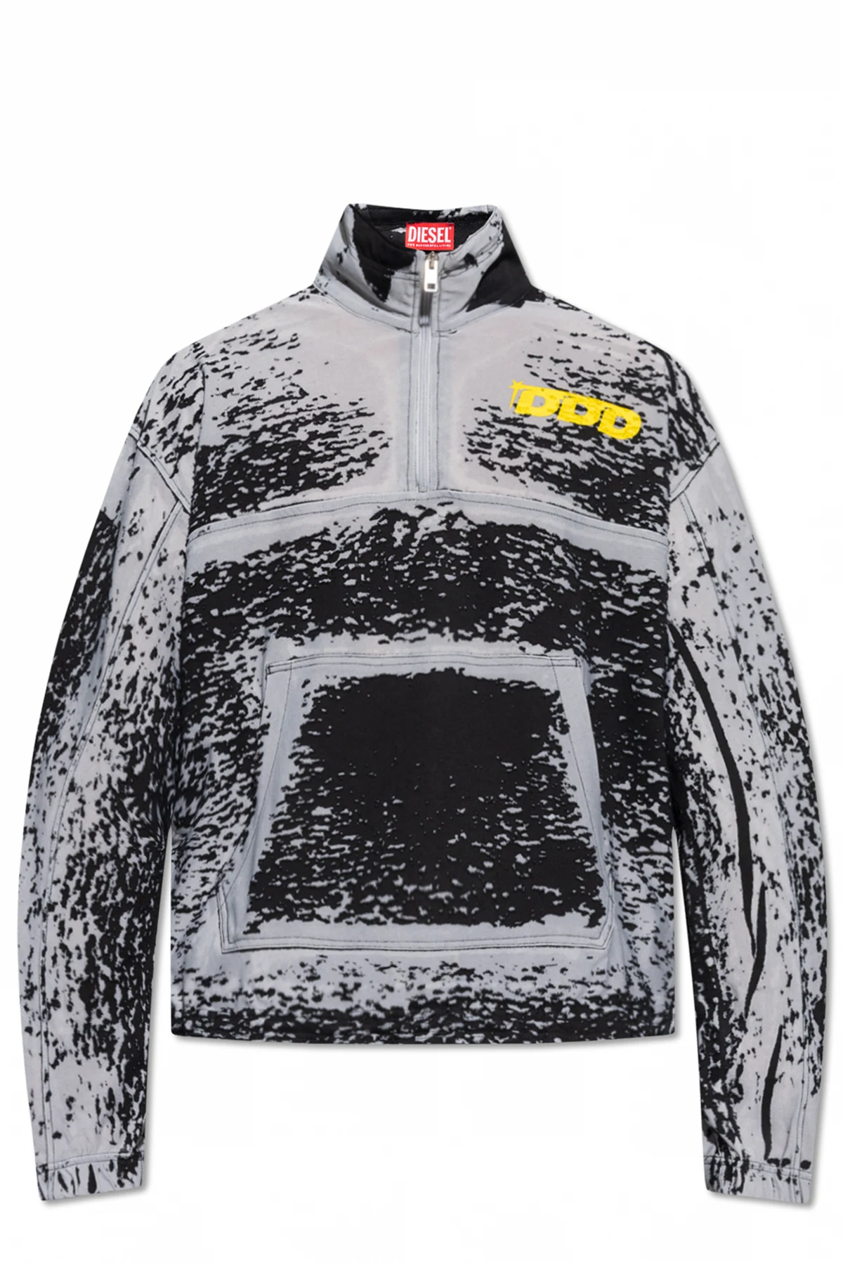 GREY ‘S-ALUTE’ sweatshirt with logo
