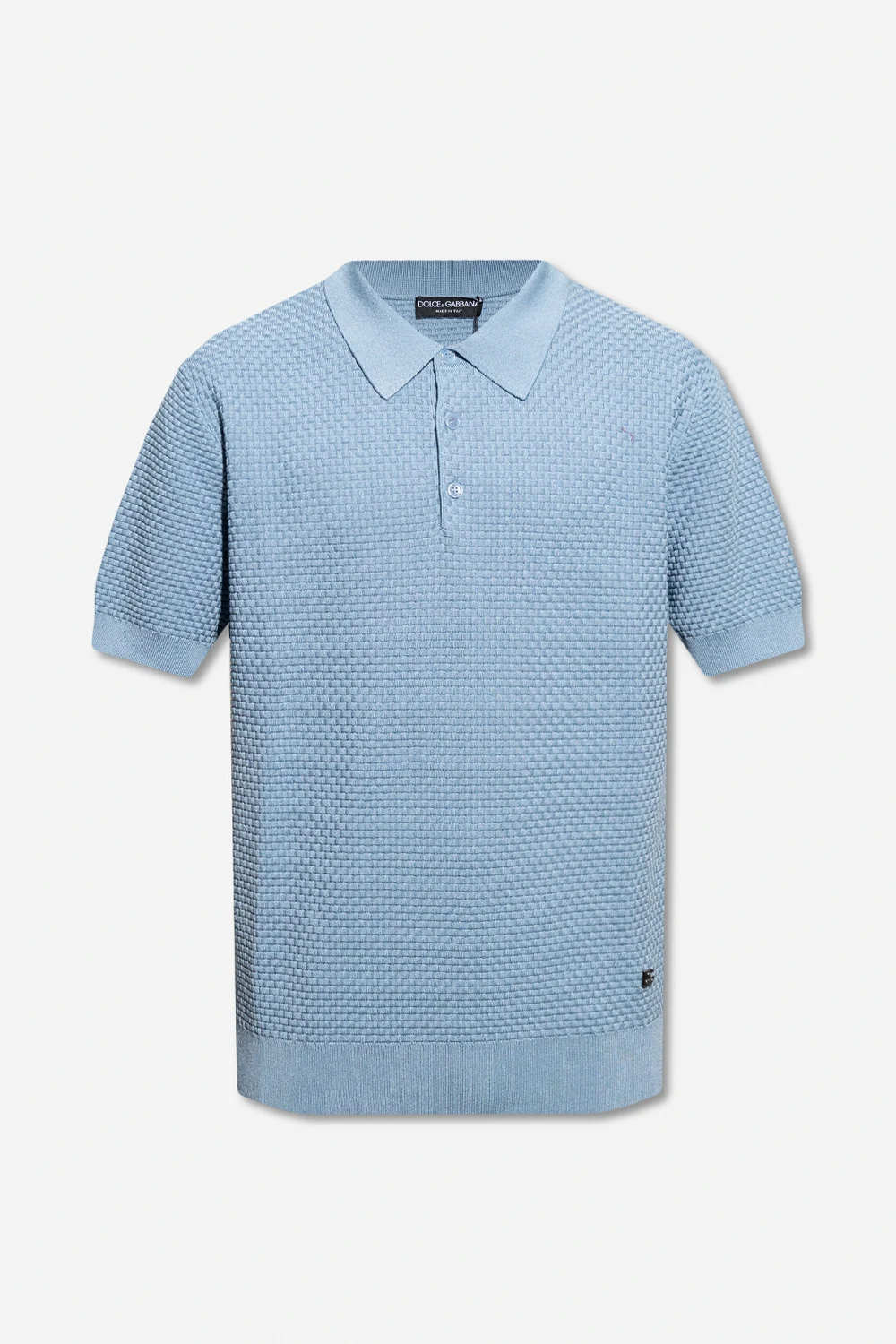 BLUE Polo shirt with short sleeves