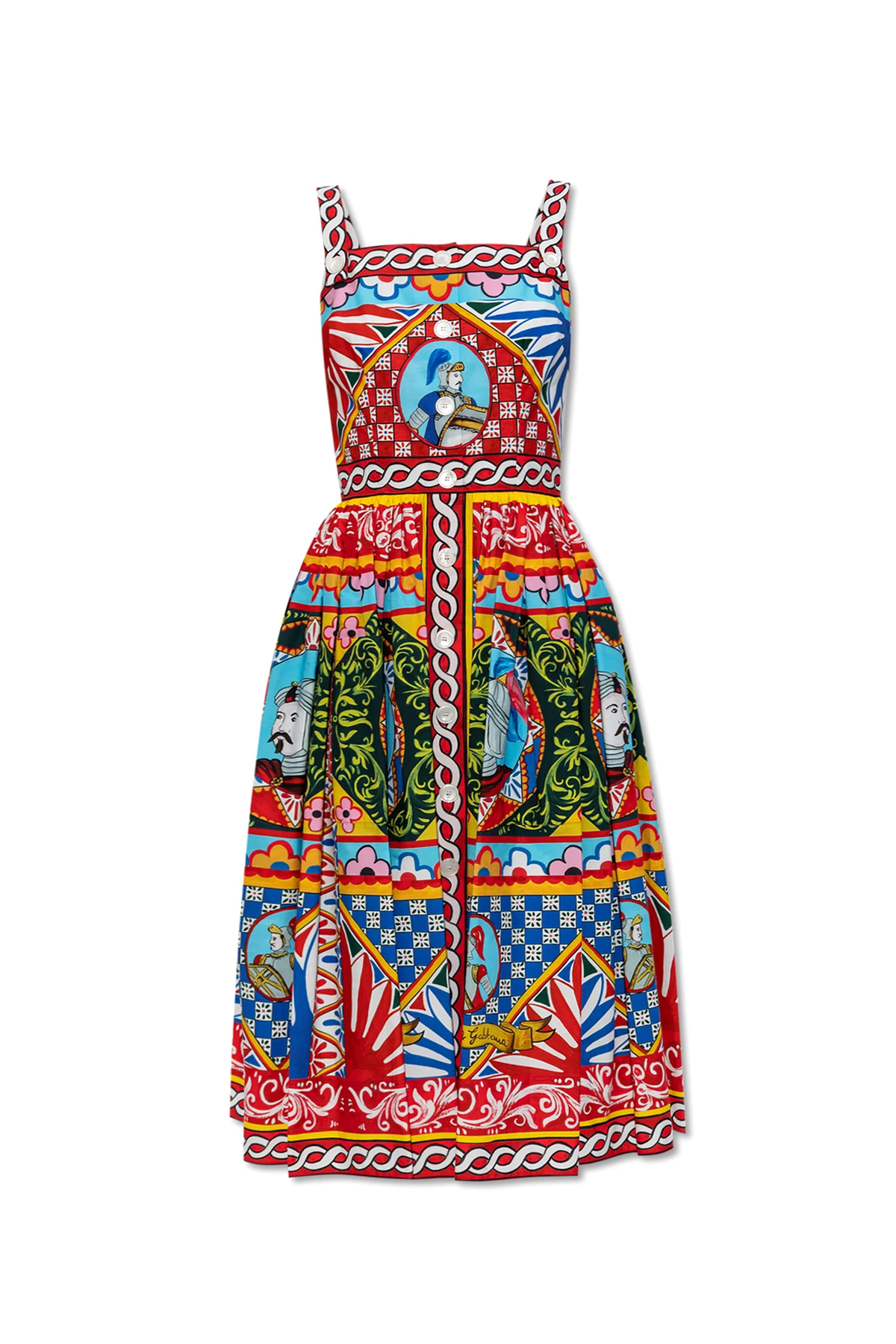 MULTICOLOUR Dress with Caretto pattern
