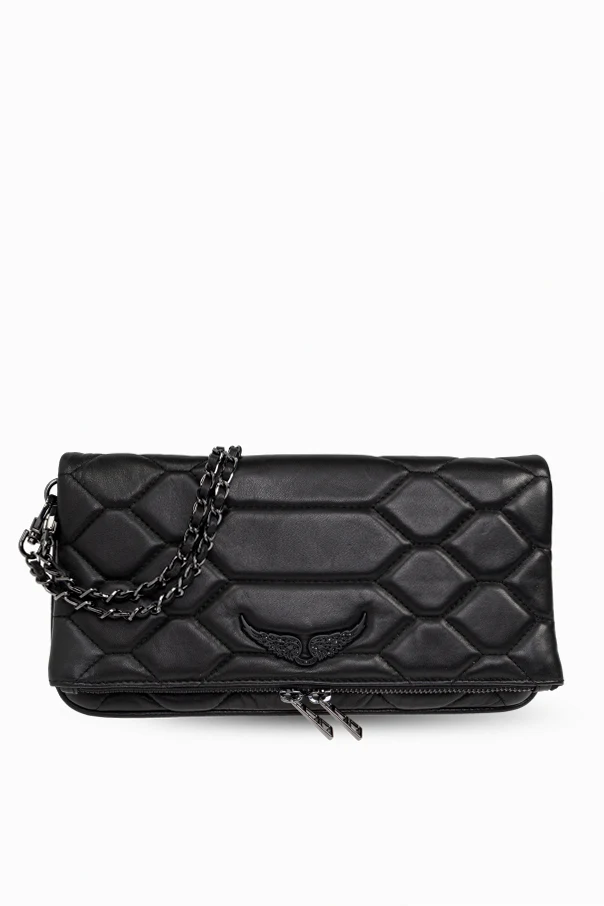 SCHWARZ Schultertasche 'Rock'