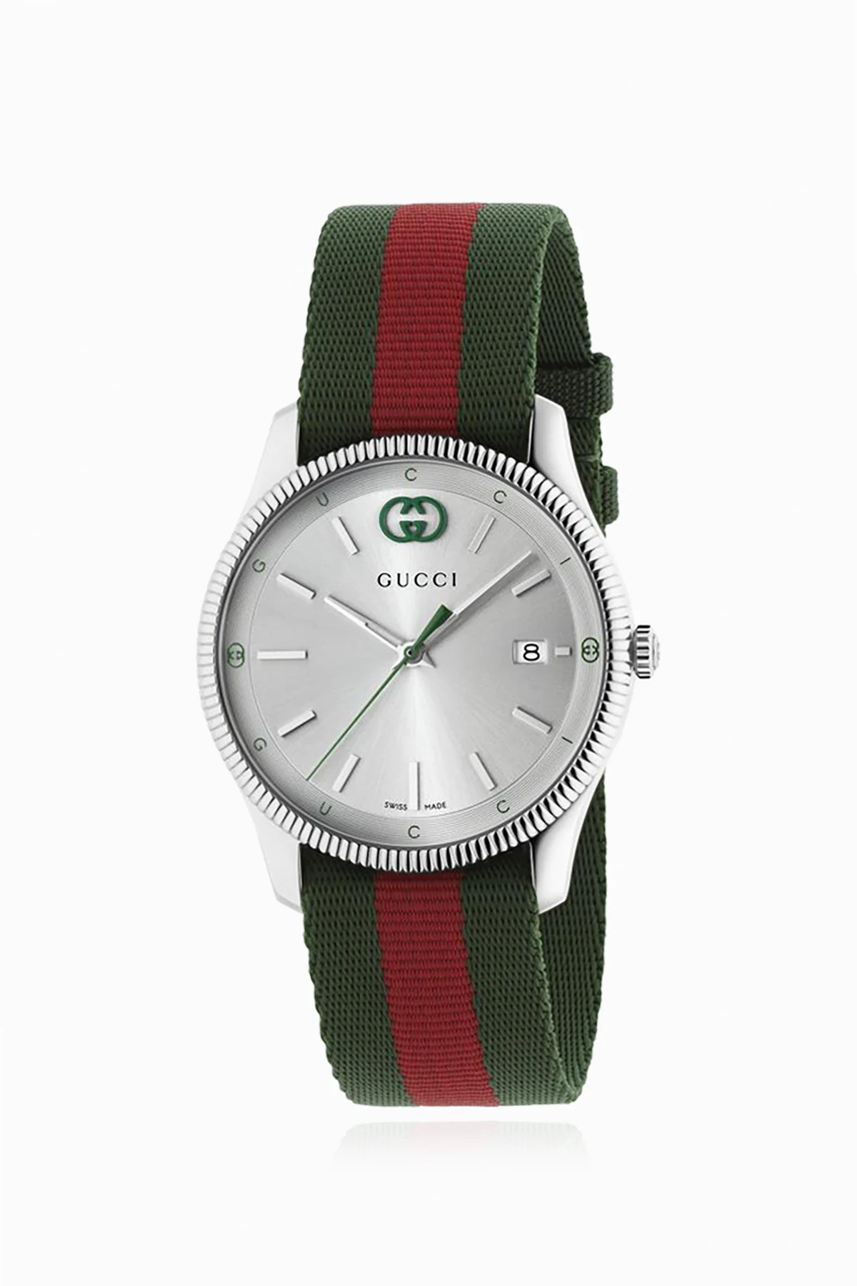 GREEN Watch with Web strap
