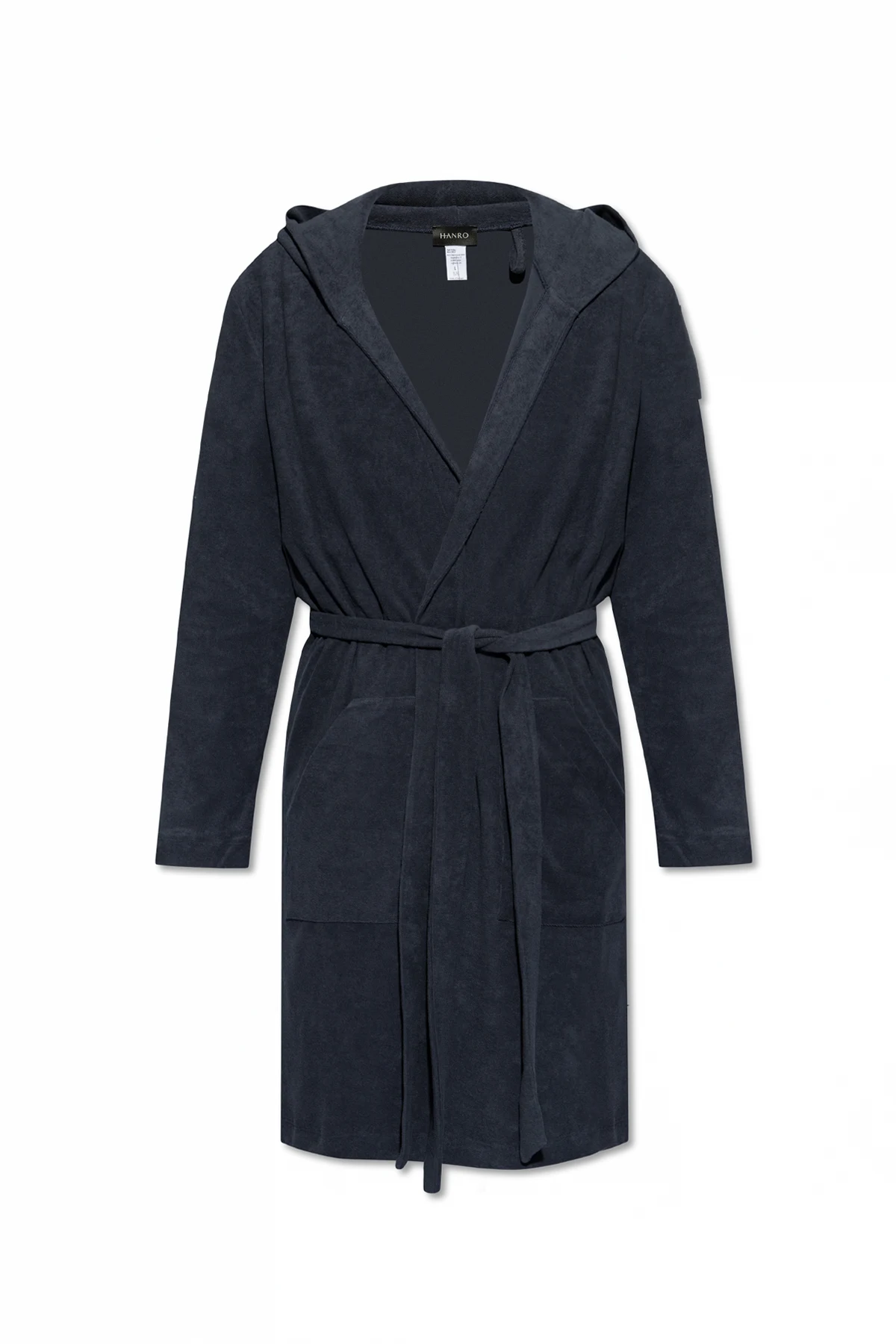 NAVY BLUE Cotton Bathrobe