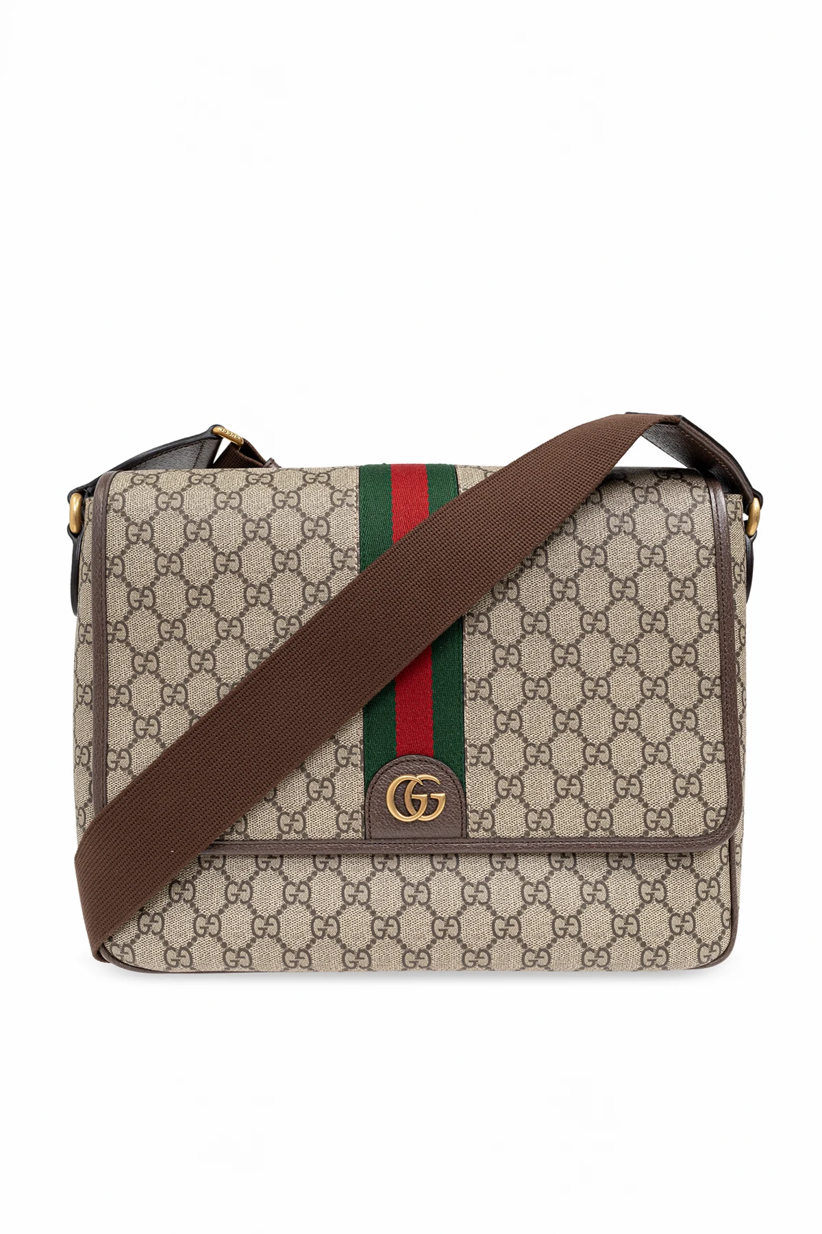 Schultertasche mit Monogramm