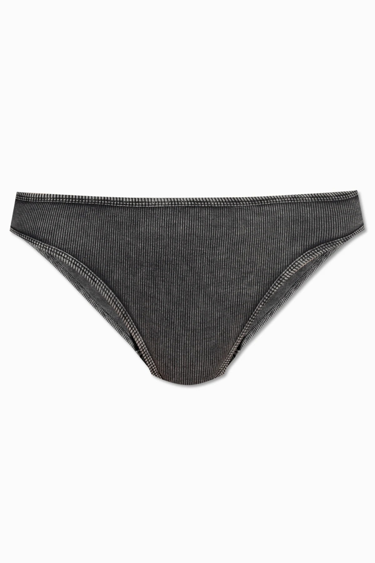 SZARY Figi `UFPN-D-OVAL-HIGH-WAISTED`