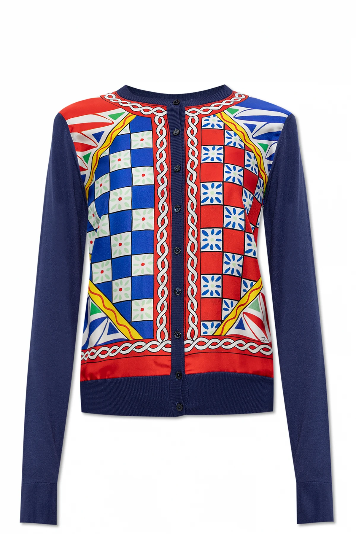 Seidenstrickjacke