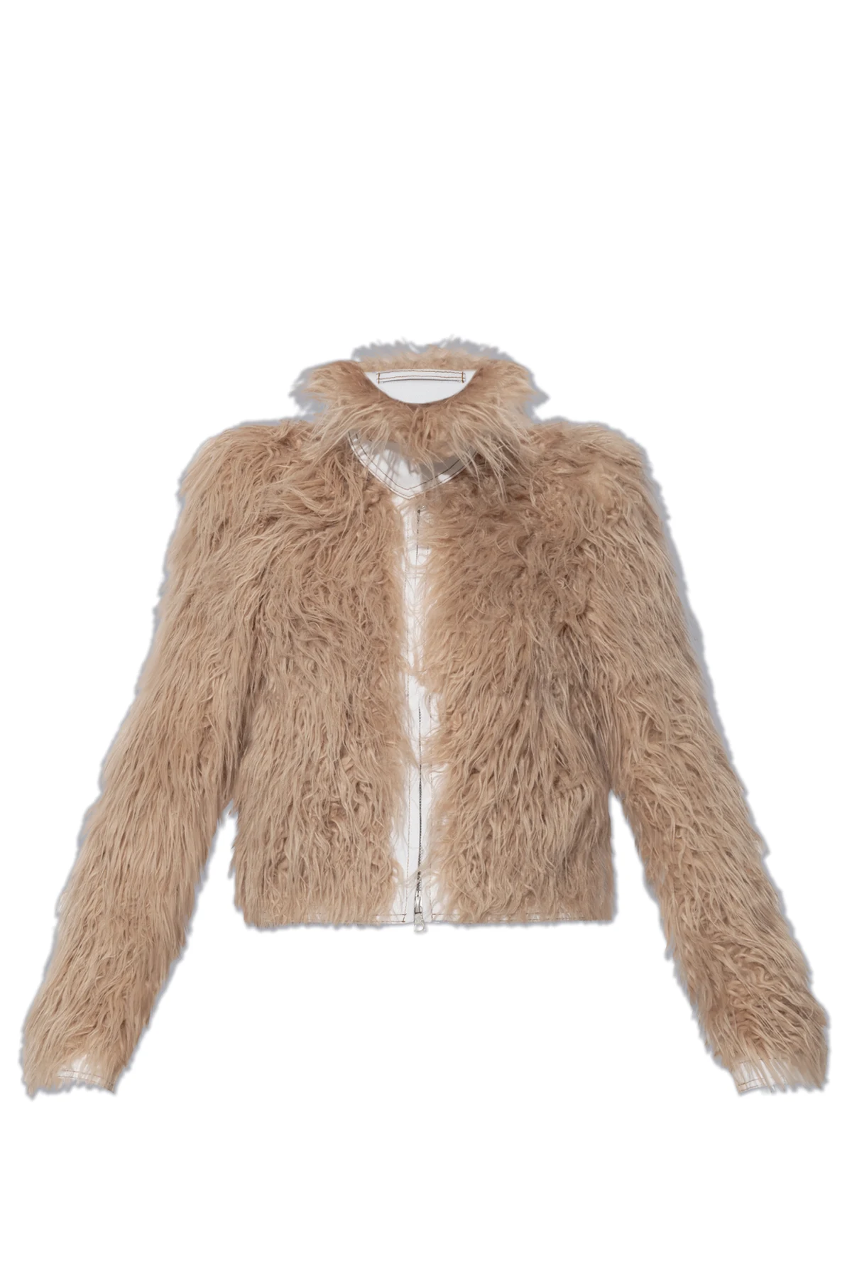 Jacke Vangel mit Kunstpelzbesatz