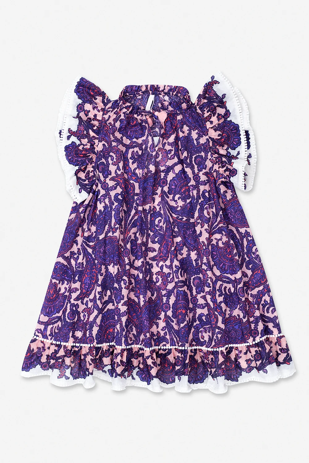 Dress with paisley motif