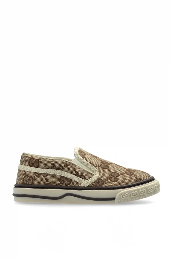 beżowy Wsuwane buty z monogramem