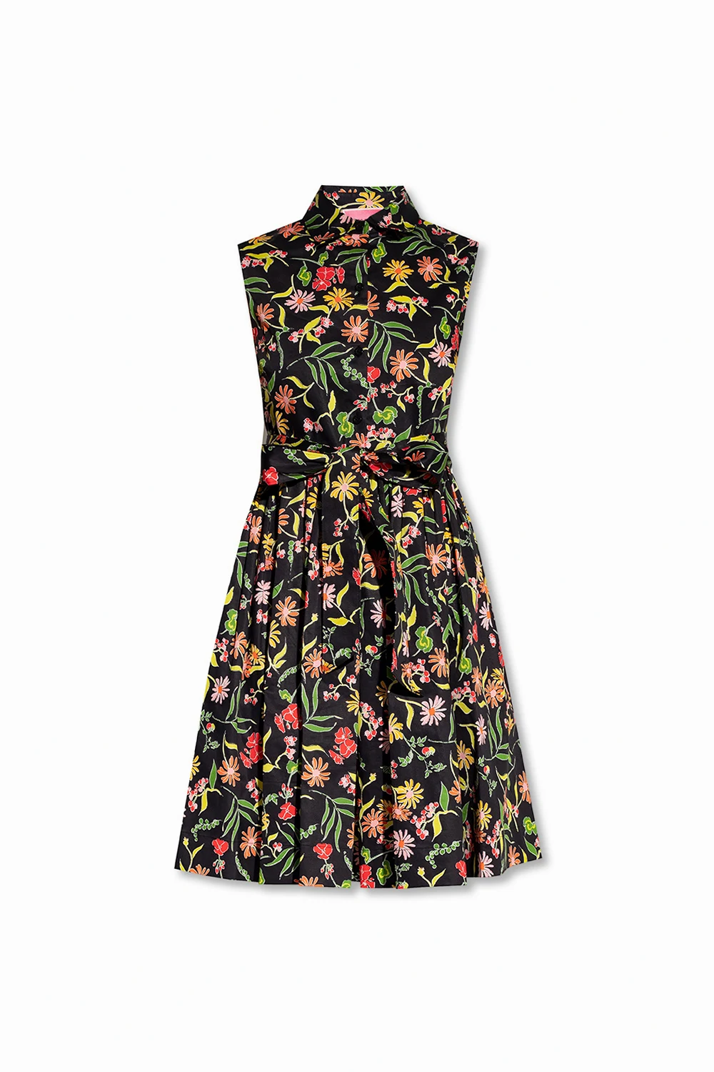 Dress with floral motif