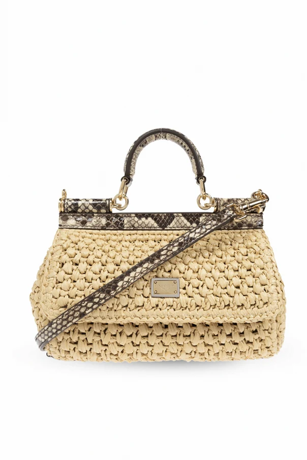 BEIGE `Sicily Small` Schultertasche