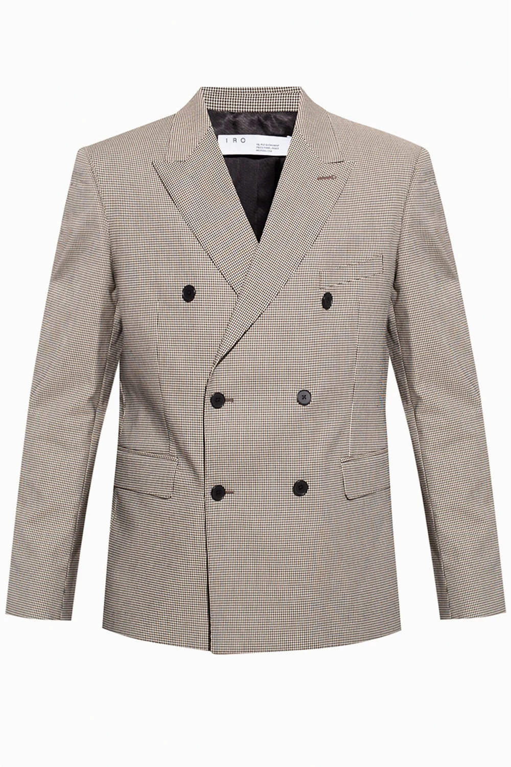Blazer with notch lapels