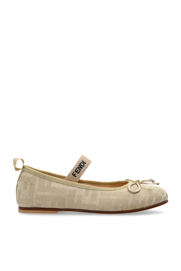 BEIGE Ballerinas mit elastischem Riemen
