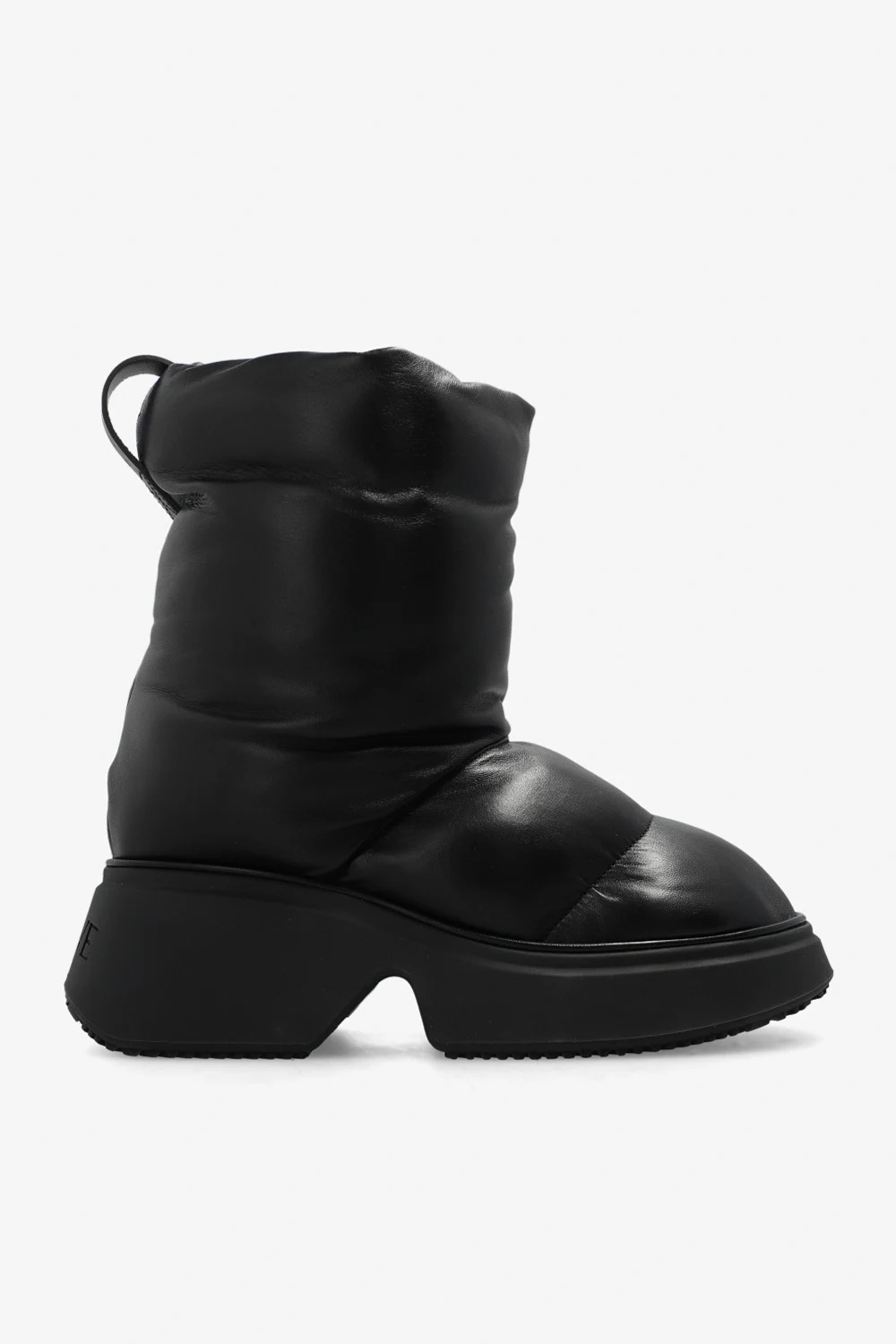 Pikowane buty za kostkę