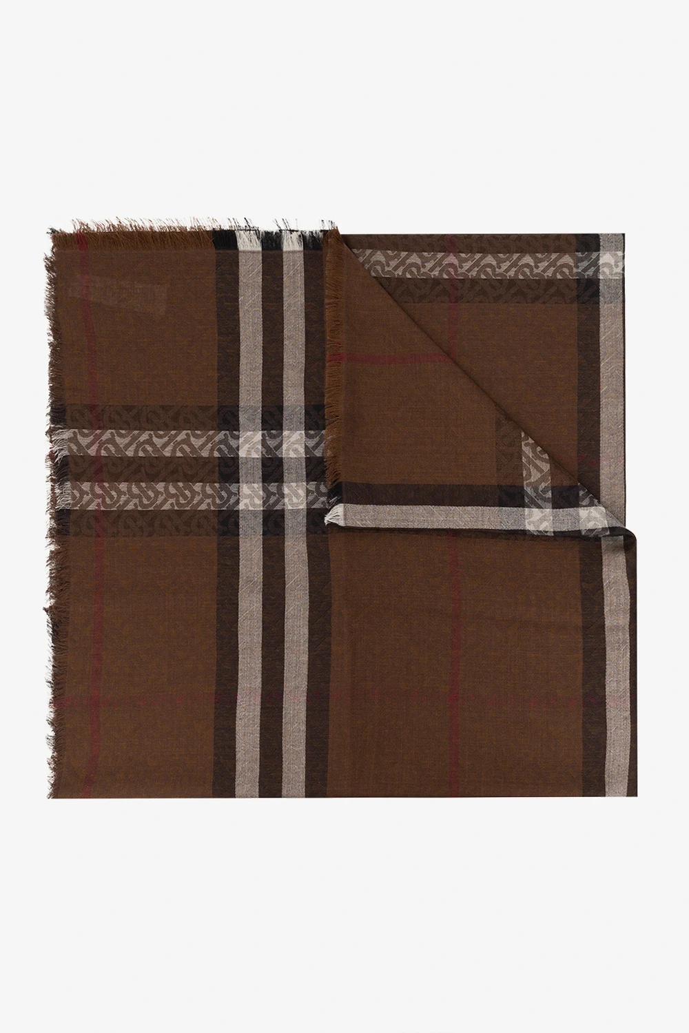 Checked scarf