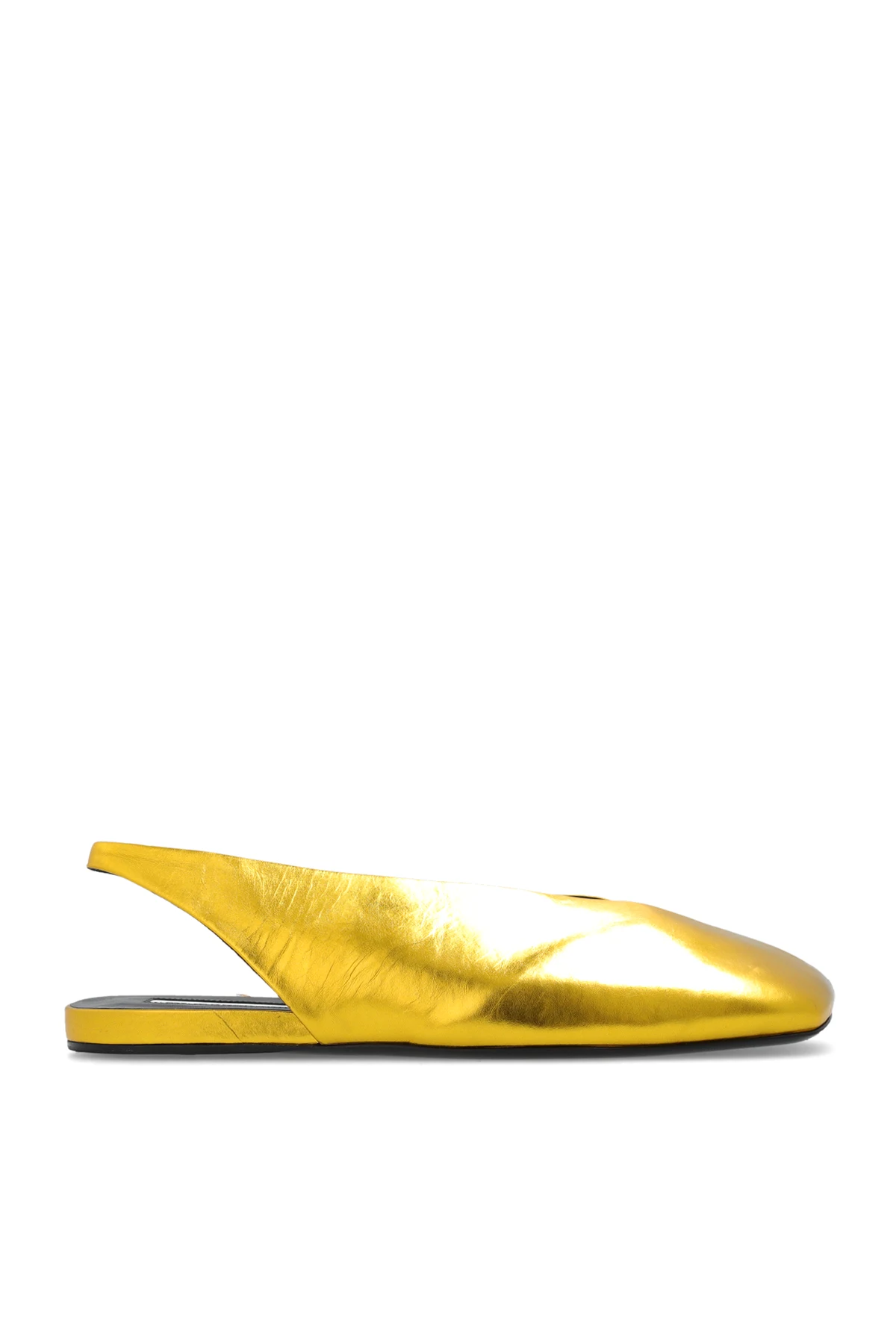 Leather ballet flats
