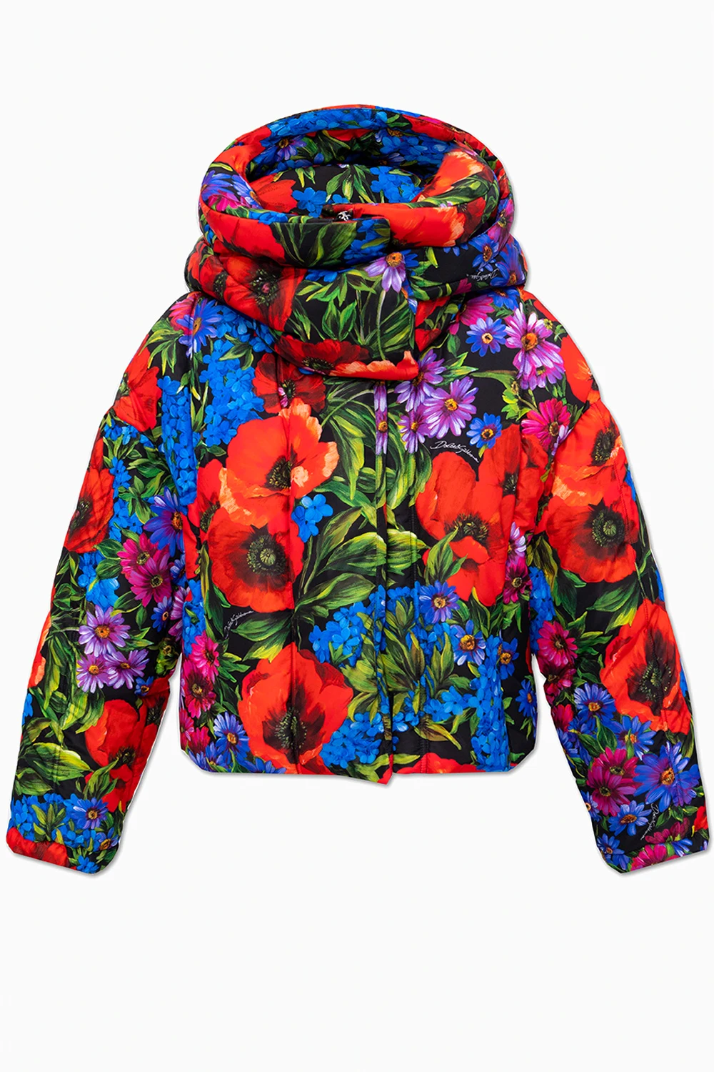 Insulated floral jacket