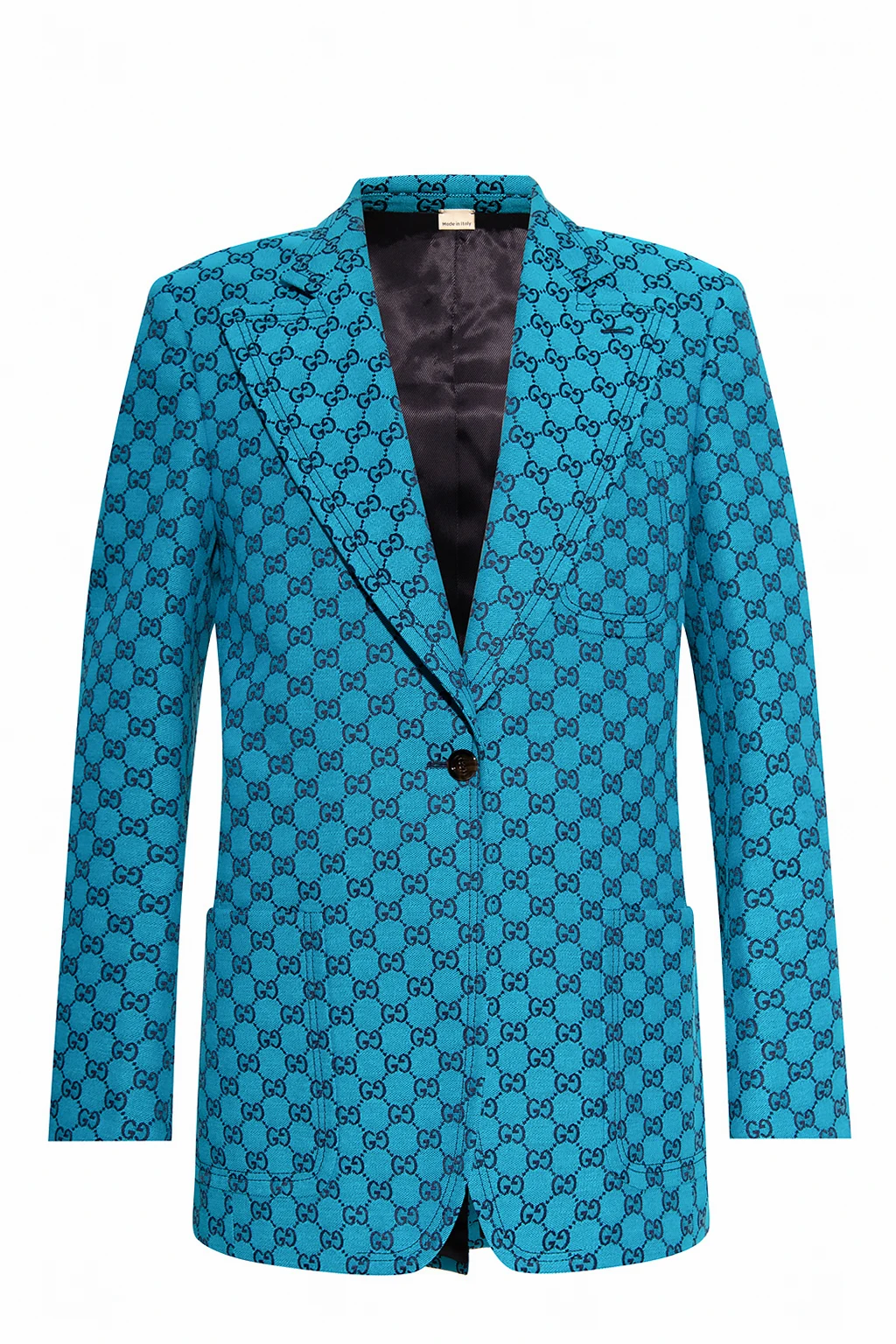 Blazer with notch lapels