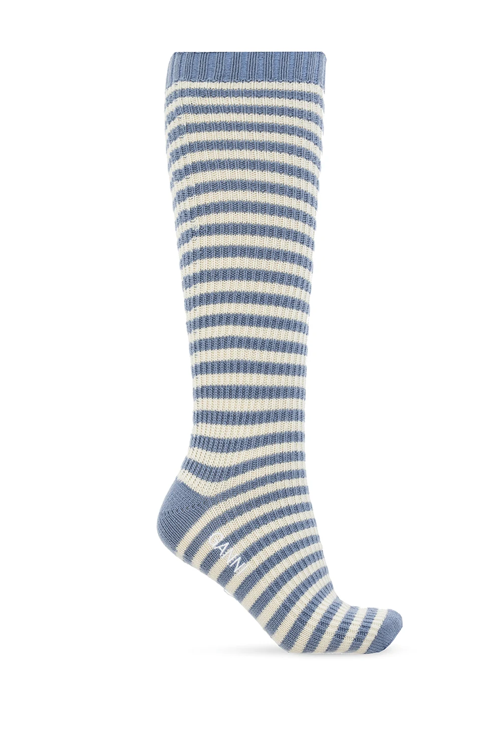 Skarpety ze wzorem w pasy