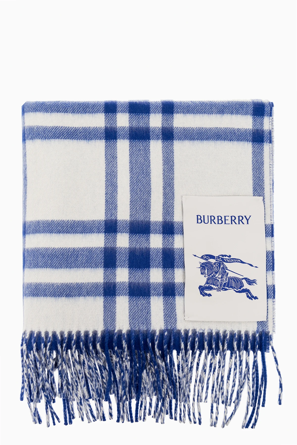 Reversible cashmere scarf
