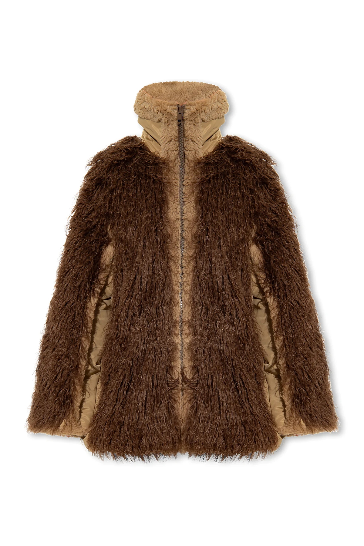 ‘W-BECCA’ jacket in contrasting fabrics