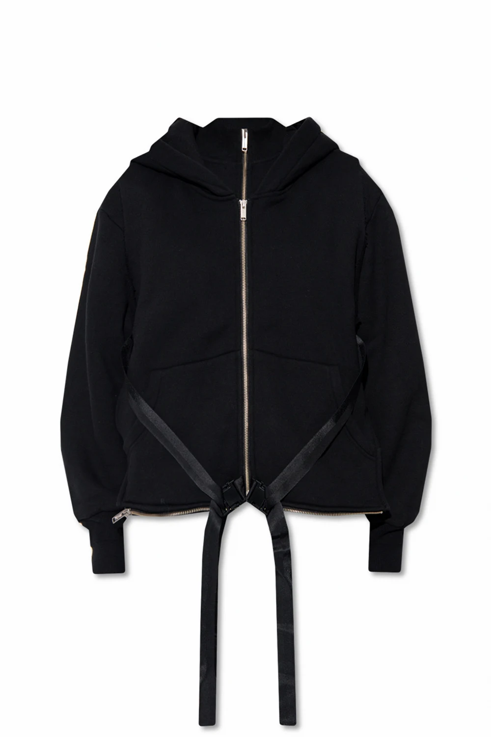 Hoodie with zippers