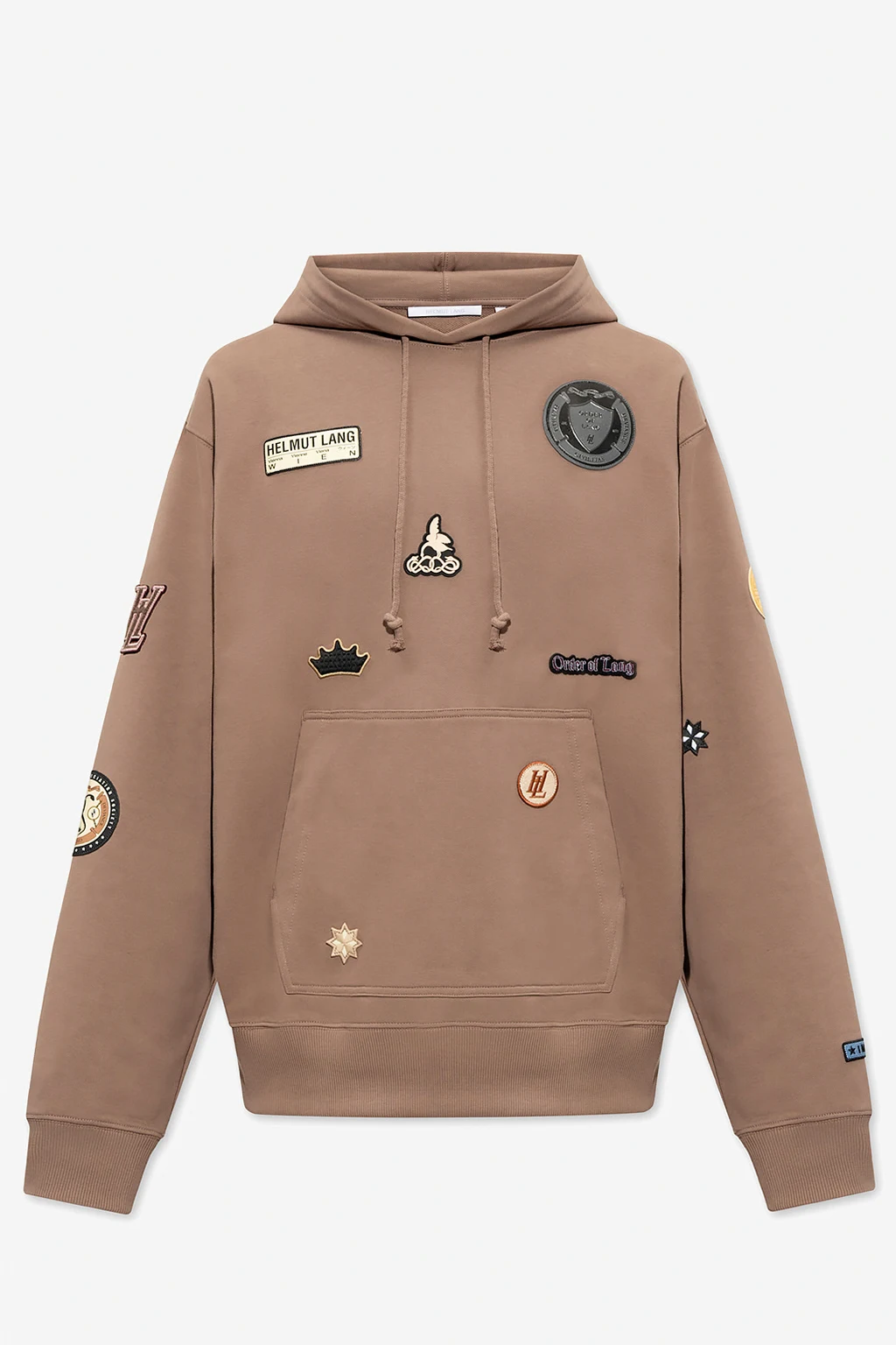 Patched hoodie