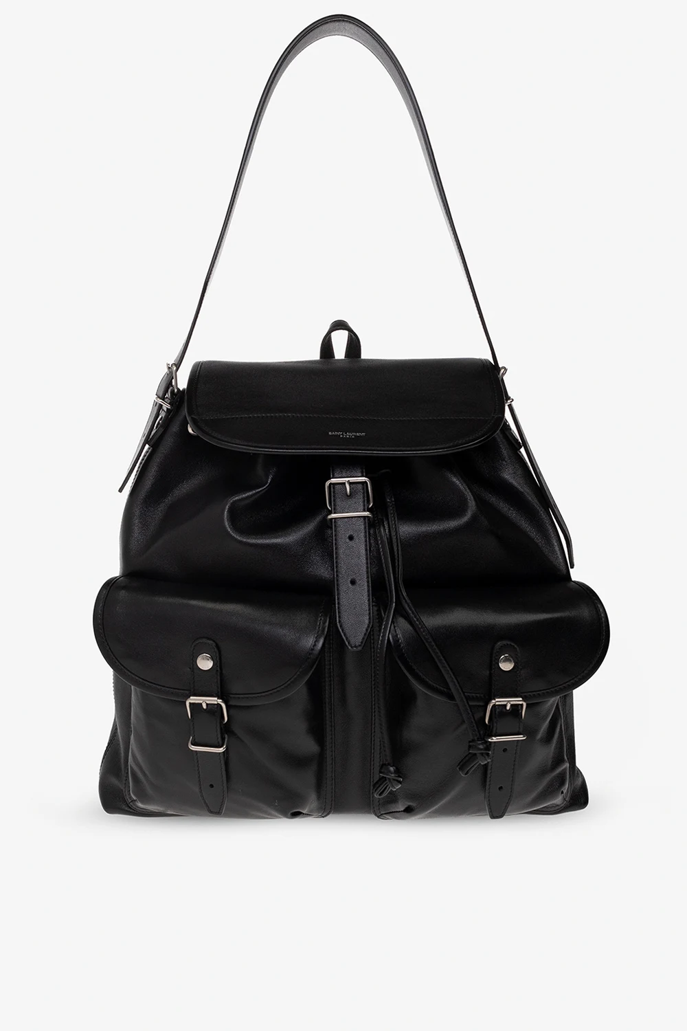 Shoulder bag with logo